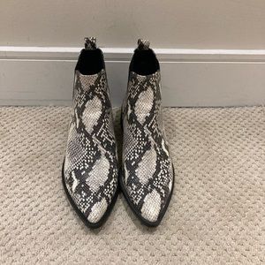 Steve Madden Snake Skin Boots